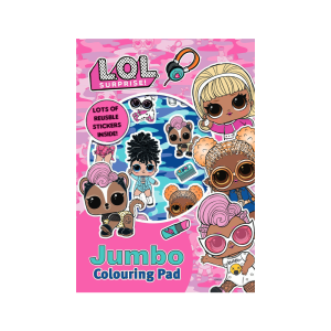 LOL Velika bojanka sa nalepnicama-JUMBO