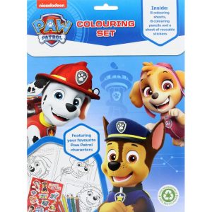 PAW PATROL-Bojanka sa bojicama i nalepnicama