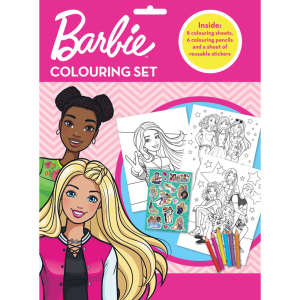 BARBIE -Bojanka sa bojicama i nalepnicama