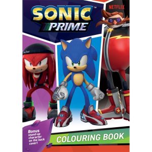 SONIC PRIME-Mala i velika bojanka sa bojicama